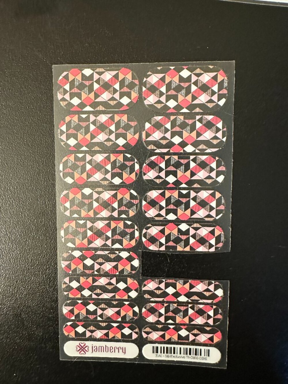 💅Hard to Find Jamberry Nail Wrap, Partial Lot, Transparent, Geometric, Deco💅